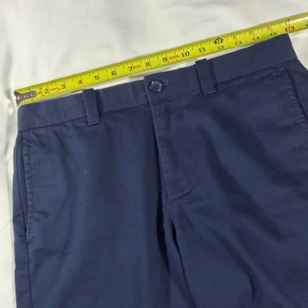 J. Crew mens navy blue basic flat front 9